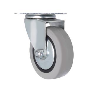 Rouleaux pivotants industriels de 6 "8" avec frein coulissant Rouleaux à roulettes robustes pour roues de <span class=keywords><strong>chariot</strong></span> - Product Image 3