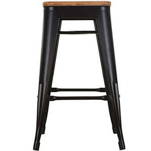 Taburetes de <span class=keywords><strong>Bar</strong></span> modernos para cocina, taburetes de <span class=keywords><strong>bar</strong></span> para restaurante con pintura de hierro y metal de colores apilables - Product Image 3