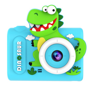 Appareil photo numérique pour enfants X36S Mini double objectif 1080P, adorable dinosaure de dessin animé, cadeau numérique, prix, jouet selfie, imagerie CMOS, MP3, prend en charge la carte MicroSD - Product Image 4