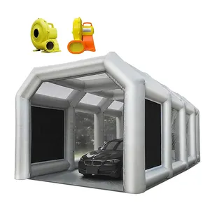 Hot sales 1100W/ 950W Blower Car Inflatable Paint Spray Booth Portable Paint Spray Booth