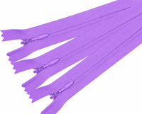 Fermeture éclair invisible en nylon, dissimulée, à verrouillage automatique, à extrémité fermée, pour textiles de maison, robes, jupes, accessoires de couture, couleurs et longueurs personnalisées