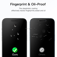 Protection d'Écran en Verre Trempé Anti-Rayures Incassable pour iPhone 16 14 12 13 Pro Max 11 6 7 8 15 Xr X Plus Mini