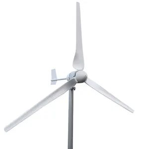 Low Wind Turbine 1.5m/s Start Wind Speed 1500W 2kw 3kw Horizontal Wind Generator With MPPT Controller Windmill Generator