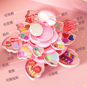 Juego de Maquillaje Real Lavable para Niñas EPT, No Tóxico, Juego de Imitación de Princesa, Estuche Cosmético, Kit de Maquillaje para Niñas - Product Image 6