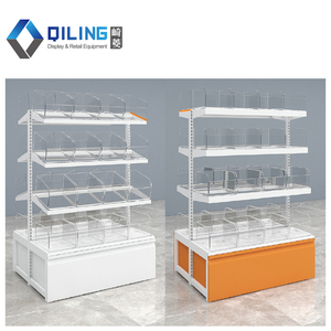 Customized Candy Store Bulk Sweet Display Rack Acrylic Food Dispenser Stand Supermarket Pick Candy Display Rack
