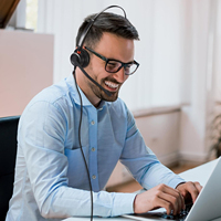 Casque USB UC avec microphone, écouteurs stéréo pour ordinateur, pour les appels professionnels, Skype, UC Softphone, centre d'appels, bureau