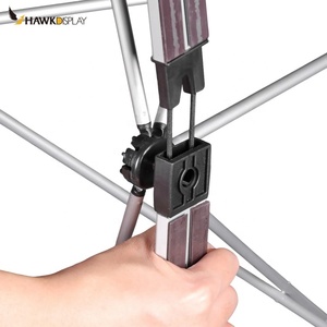 OEM/ODM tùy chỉnh pop-up biểu ngữ đứng cong lưới cấu trúc triển lãm quảng cáo hiển thị - Product Image 5