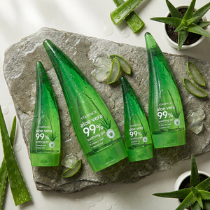 Botella <span class=keywords><strong>de</strong></span> Plástico PET Vacía al por Mayor para Gel <span class=keywords><strong>de</strong></span> Aloe Vera, Envase Verde con Forma <span class=keywords><strong>de</strong></span> Hoja para Cuidado <span class=keywords><strong>de</strong></span> la Piel, Champú y Cosméticos - Product Image 4