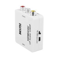 Mini convertisseur RCA AV vers RCA 1080P, adaptateur de conversion composite AV2