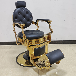 Güzellik salonu mobilyası antika berber koltuğu kuaför Recliner kuaför berber koltuk ekipmanı makinesi - Product Image 2