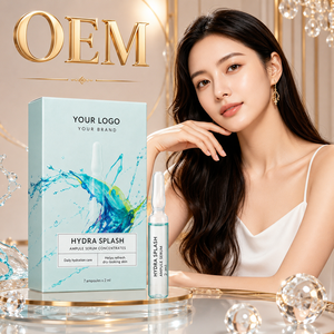 Custom Logo Hydrating Facial Ampoule Essence Lightweight Moisturizing <b>Serum</b> for Dry Looking Skin - Product Image 3