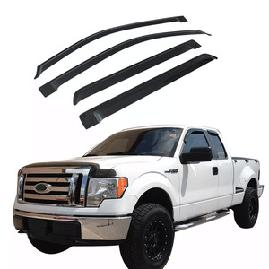 YCSUNZ — déflecteur de <span class=keywords><strong>vitres</strong></span> latéral, accessoires de voiture, Compatible avec F150 d'équipage, 2009 2010 2011 2012 2013 2014 - Product Image 1