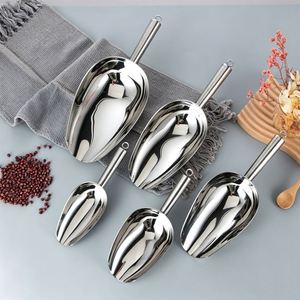 Pelle à glace en acier inoxydable de qualité alimentaire, pour céréales, farine et bonbons, avec anneaux de suspension pour bar, restaurant, cuisine - Product Image 3