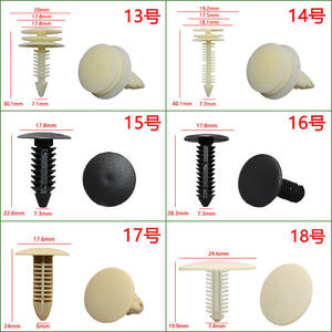 Smooth Sailing Custom <b>Car</b> Plastic <b>Clips</b> Nylon Rivet Fasteners For Auto Body Trim General Use 42 Types Assorted Sizes - Product Image 5