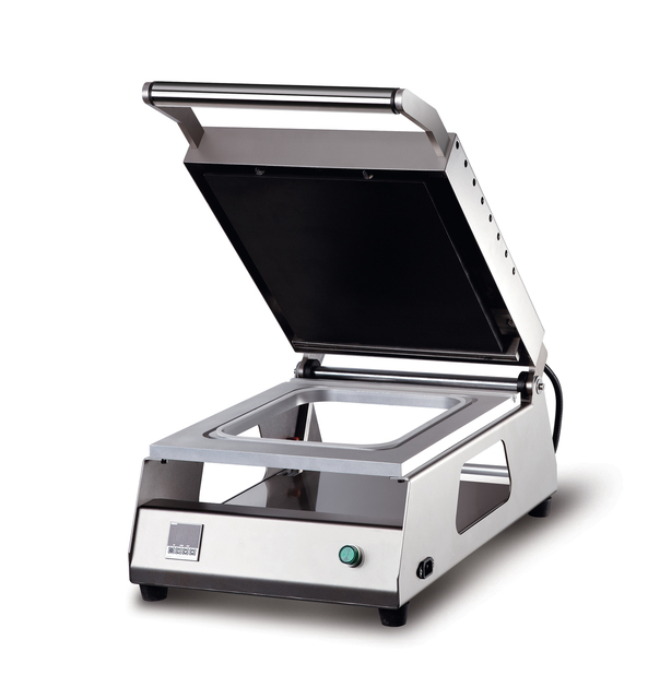DS-5 304 Stainless Steel Food Grade Manual Tray Sealing Film Packaging Machine for Health Meals