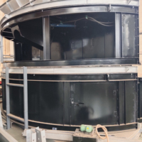 Bioréacteur de Fermentation Électrique Automatique en Acier Inoxydable pour Compostage, Capacité 10-12 m³/jour, Haute Performance