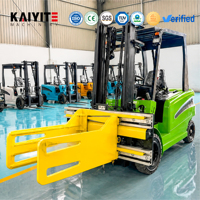 Chariot élévateur électrique au lithium-ion, chariot élévateur électrique à 4 roues, 2 tonnes, 3,5 tonnes, 5 tonnes, avec déplaceur latéral, chariot élévateur logistique d'usine