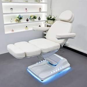 Cama de Belleza Eléctrica Ajustable en Altura, Muebles de Salón de Belleza, Silla Personalizable para Extensión de Pestañas - Product Image 1