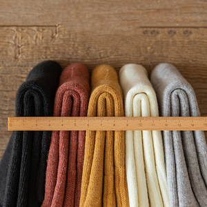 Tất len Merino dày giữ ấm kiểu ghép màu phong cách châu Âu dành cho nam nữ mùa đông - Product Image 2