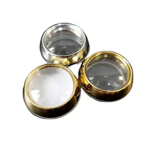 最新设计工厂新款银色 & 金色系列粉罐用于美甲装饰3克罐