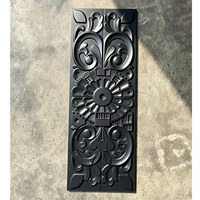 Panneaux en PVC 3D à rainures pour portes d'armoires domestiques, décoration riche en motifs, taille et couleur personnalisées, vente en gros