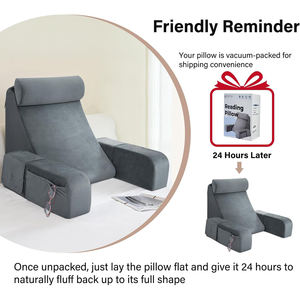 <span class=keywords><strong>Coussin</strong></span> de lecture pour s'asseoir <span class=keywords><strong>au</strong></span> lit, <span class=keywords><strong>coussin</strong></span> de soutien dorsal pour s'asseoir <span class=keywords><strong>au</strong></span> lit, <span class=keywords><strong>coussin</strong></span> de dossier pour se reposer, regarder la télévision - Product Image 3