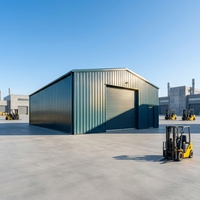 Abri de voiture préfabriqué en acier économique, facile à assembler, avec toiture en tôle colorée, abri de stationnement extérieur