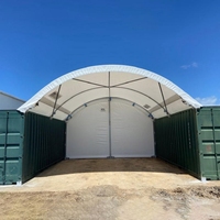 Abri de stockage en PVC imperméable de haute qualité pour conteneurs maritimes, tentes de protection, hangars agricoles, garages et entrepôts