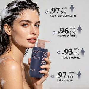 Shampooing Nourrissant Apaisant NARY 500ml, Kératine Bio pour la Croissance des Cheveux, Contrôle du Sébum, Soin Capillaire pour Cheveux Abîmés, Vente en Gros - Product Image 5