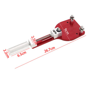 Herramienta de corte de filtros 77750, aleación de aluminio roja, operada a mano, para filtros de 2 3/8 a 5 pulgadas, reparación de automóviles - Product Image 3