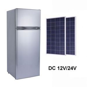Nouveau produit 218L réfrigérateur-congélateur <span class=keywords><strong>solaire</strong></span> domestique à explosion mini-réfrigérateur à énergie <span class=keywords><strong>solaire</strong></span> à usage domestique à bas prix - Product Image 2