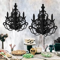 Support de bougie 3D pliable en papier, prix usine Nicro, ornement suspendu pour festival, décoration de plafond pour fête d'Halloween