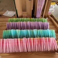 Cônes en papier de pâte de bois biologique non blanchie personnalisés, tubes artisanaux biodégradables naturels pour projets artistiques faits main, style simple