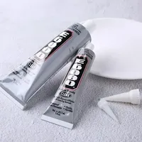 Colle époxy transparente E6000 pour la réparation de téléphones portables, écran LCD, cadre en verre, pot de fleurs, strass en cristal
