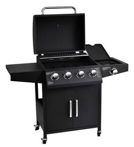 <span class=keywords><strong>Barbecue</strong></span> à <span class=keywords><strong>gaz</strong></span> pour <span class=keywords><strong>camping</strong></span> sans fumée <span class=keywords><strong>4</strong></span> + 1 brûleurs avec brûleur latéral pour <span class=keywords><strong>barbecue</strong></span> extérieur - Product Image 2