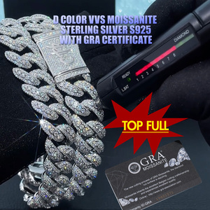 Pulsera <span class=keywords><strong>de</strong></span> Diseño Tenis con Cruz <span class=keywords><strong>de</strong></span> Moissanita S925 para <span class=keywords><strong>Hombre</strong></span> y Mujer, 8mm, Estilo Hip Hop, Pasa la Prueba del Diamante, Producto Nuevo - Product Image 6