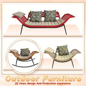 Haute qualité Poly rotin corde extérieure tissé à la main canapé de jardin jardin Patio hôtel véranda étanche canapé extérieur - Product Image 2