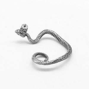 yunnique Snake Shape Titanium Steel <b>Cuff</b> <b>Earrings</b> For Left <b>Ear</b> Animal Zodiac Design Fashion Jewelry - Product Image 3