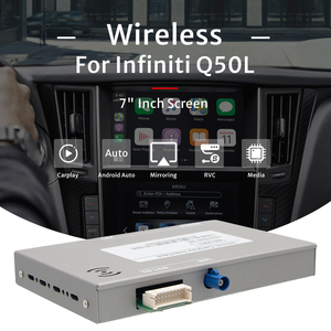 Infiniti için Q50 infiniti Wireless kablosuz CarPlay Android oto kiti arayüz modülü arka kamera - Product Image 1