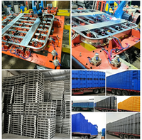 Palette en acier galvanisé robuste pour entrepôt, destinée au transport et au stockage logistique