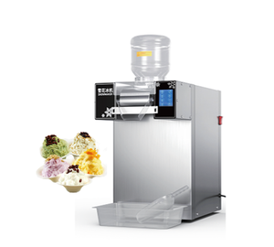 Máquina avanzada <span class=keywords><strong>de</strong></span> hielo <span class=keywords><strong>de</strong></span> copos <span class=keywords><strong>de</strong></span> nieve 1100W Leche. Agua. Yogur Alta productividad Alta <span class=keywords><strong>temperatura</strong></span> 40 Refrigerado por agua <span class=keywords><strong>para</strong></span> hielo <span class=keywords><strong>de</strong></span> copos <span class=keywords><strong>de</strong></span> nieve - Product Image 1