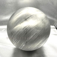 Esfera Hueca de Aluminio Pulido, 80-200 mm de Diámetro, 2 mm de Grosor, Estilo Hada, para Proyectos Comerciales y de Arte Público