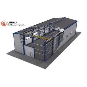 Metal Construction Building Prefab Warehouse Fabrication Design Building Prefabricated Workshop Steel Structure Warehouse