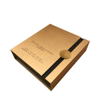Boîte d'emballage magnétique cadeau en papier carton de luxe Premium Logo personnalisé de haute qualité