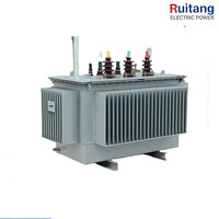 Transformateur triphasé immergé dans l'huile pour centrale solaire, sortie 480V, faible perte, bobine à triple enroulement