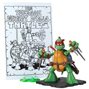 Action Figure di film su misura di cartone animato classico schizzo Action Figure articolato Raphael l'intrepida tartaruga per la collezione - Product Image 3