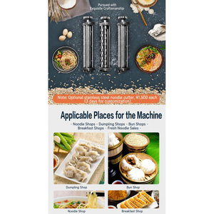 Máquina para Hacer Pasta de Acero Inoxidable, Máquina Portátil para Hacer Fideos, Máquina Automática para Hacer Fideos Frescos - Product Image 6