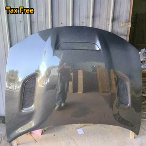 Capot en fibre de carbone pour Dodge Charger 2015-2024 Remplacement du capot avant |   Style OEM adapté |   Style Hellcat - Product Image 3