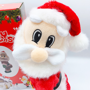 Nouveau Père Noël Musical et Dansant avec Hanches Vibrantes, Bottes et Fesses qui Saillissent, Peluche Réutilisable 35cm, Père Noël Mignon pour Noël - Product Image 6