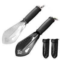 Petite pelle multifonctionnelle d'extérieur ; Mini pelle portable pour creuser des légumes et fouiller la plage ; Petite pelle pour le jardinage domestique